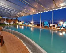 The pool and outdoor area - Galila Boutique Suite