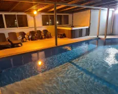 The yard & The pool - Mizpe Shnei Hayamim